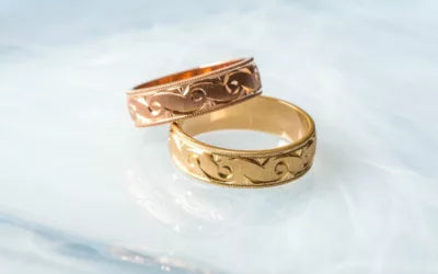 Divine Elegance: Exquisite 14K Yellow Gold San Judas Rings