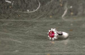 Exquisite Ruby Diamond Anniversary Band | A Symbol of Love