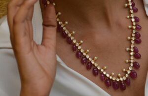 Exquisite Ruby Necklaces in Rose Gold