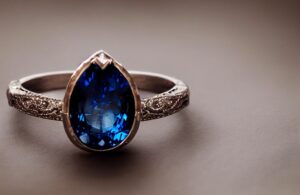 Memorable Proposal with Stunning Sapphire Engagement Rings