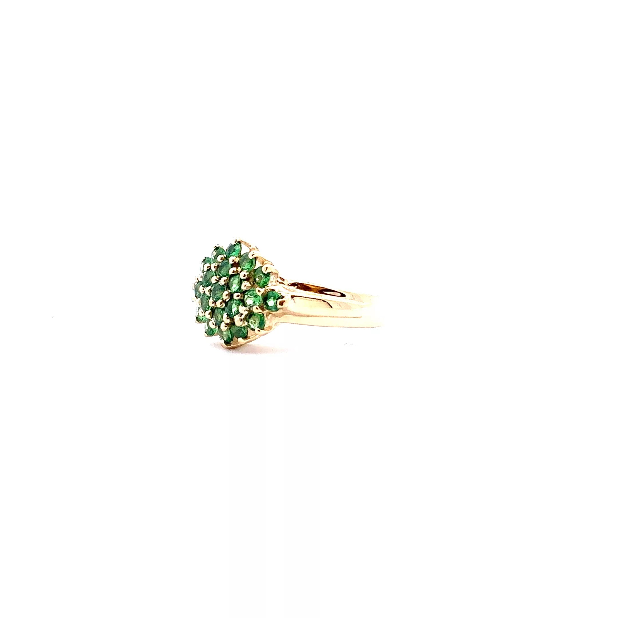 Stunning 14 Karat Yellow Gold Peridot Ring - Size 6 | Diamond Jewelry | Fine Jewelry | Estate Jewelry