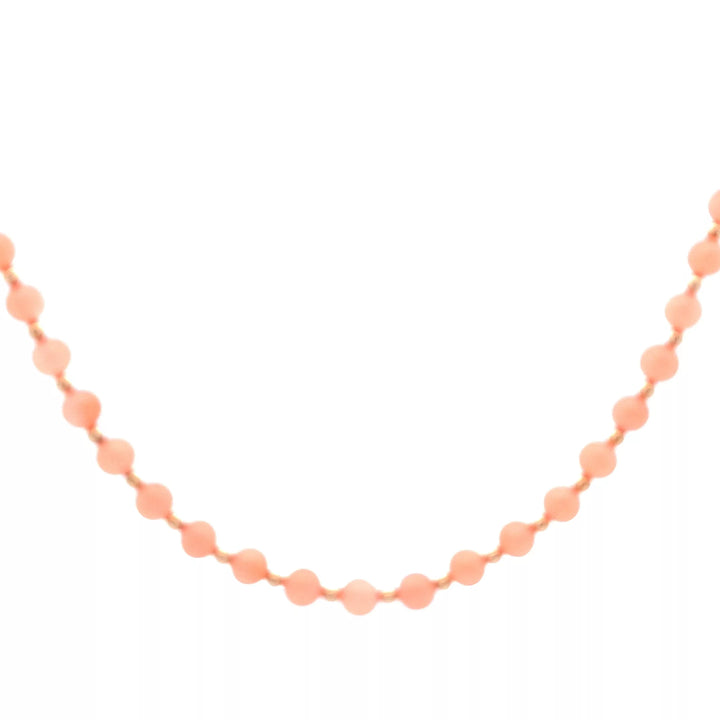 Exquisite 14K Gold Coral Necklace - Add Elegance to Your Collection with this Stunning Piece of Fine Jewelry!