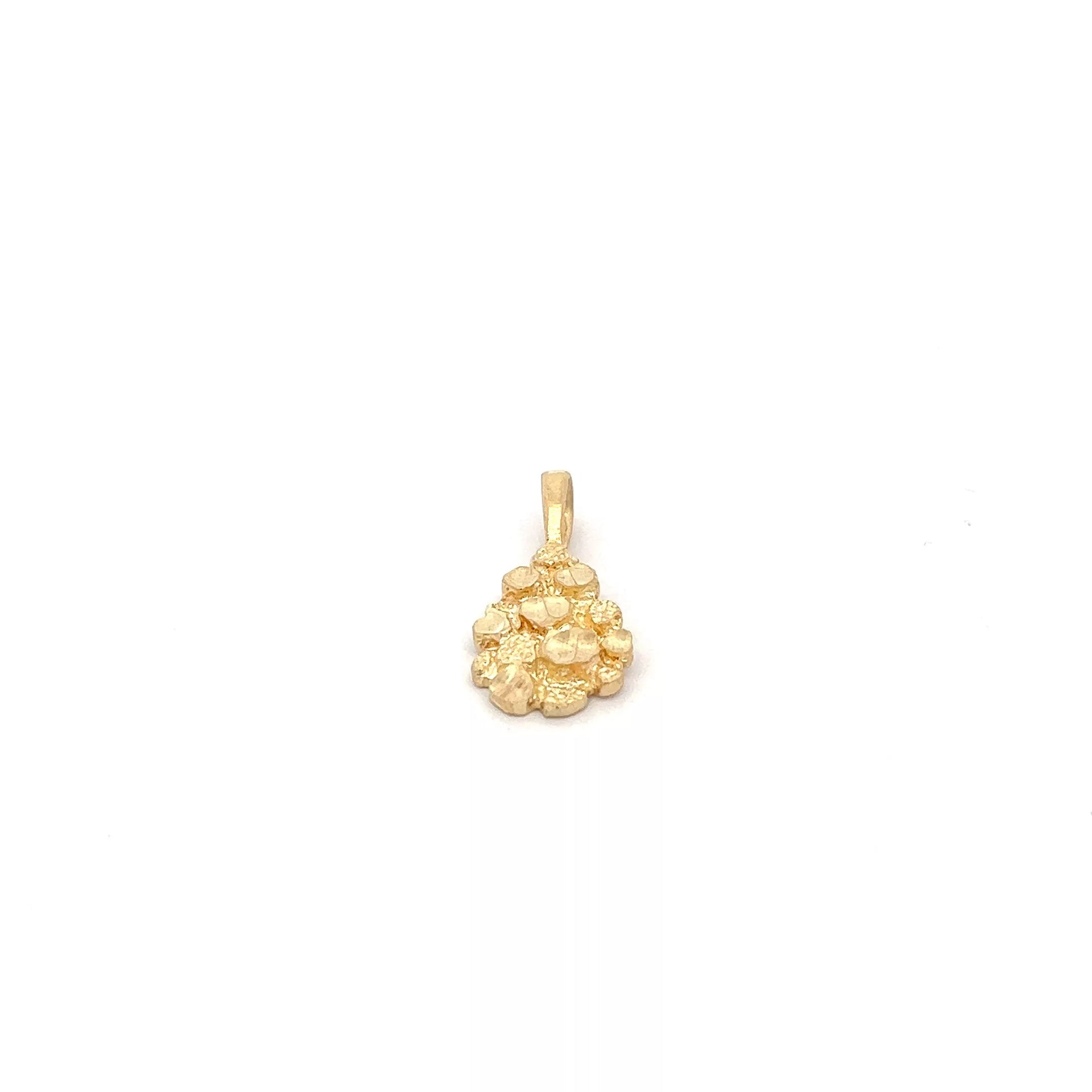 10 Karat Yellow Gold Nugget Pendant