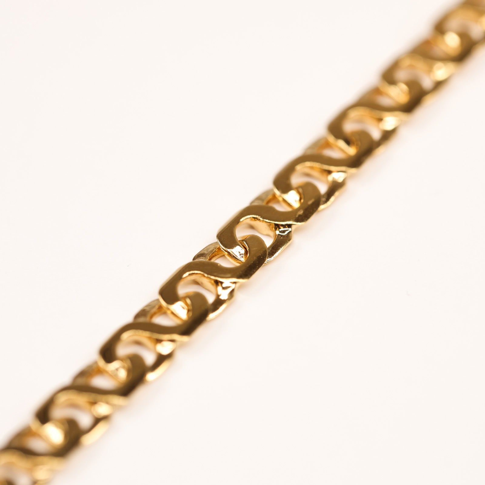 14 Karat Yellow Gold S-link Chain 20”