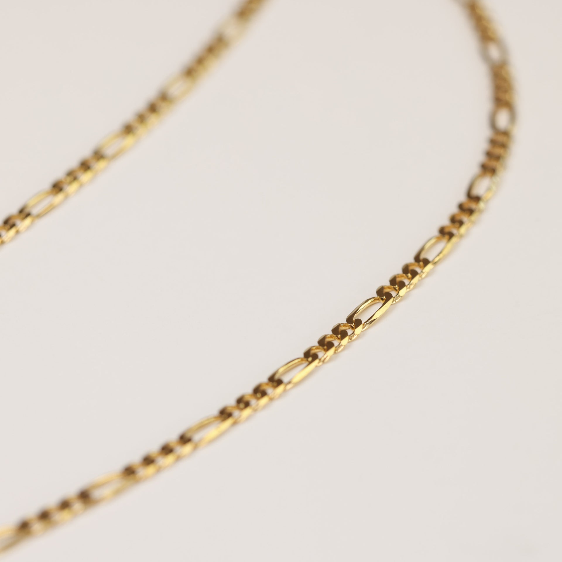 14 Karat Yellow Gold Figaro Chain 24”