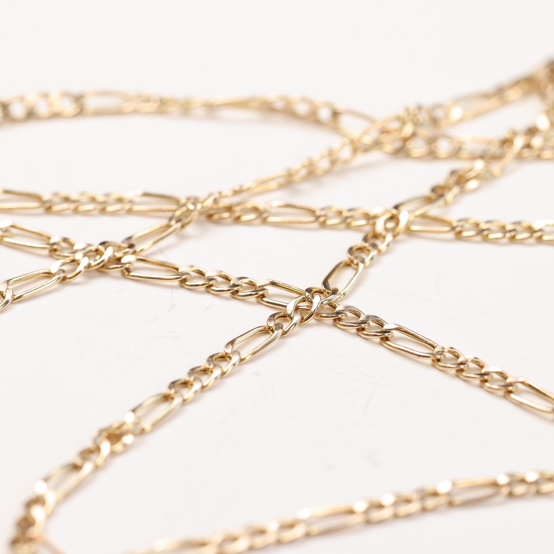 10 Karat Yellow Gold Figaro Chain 20"