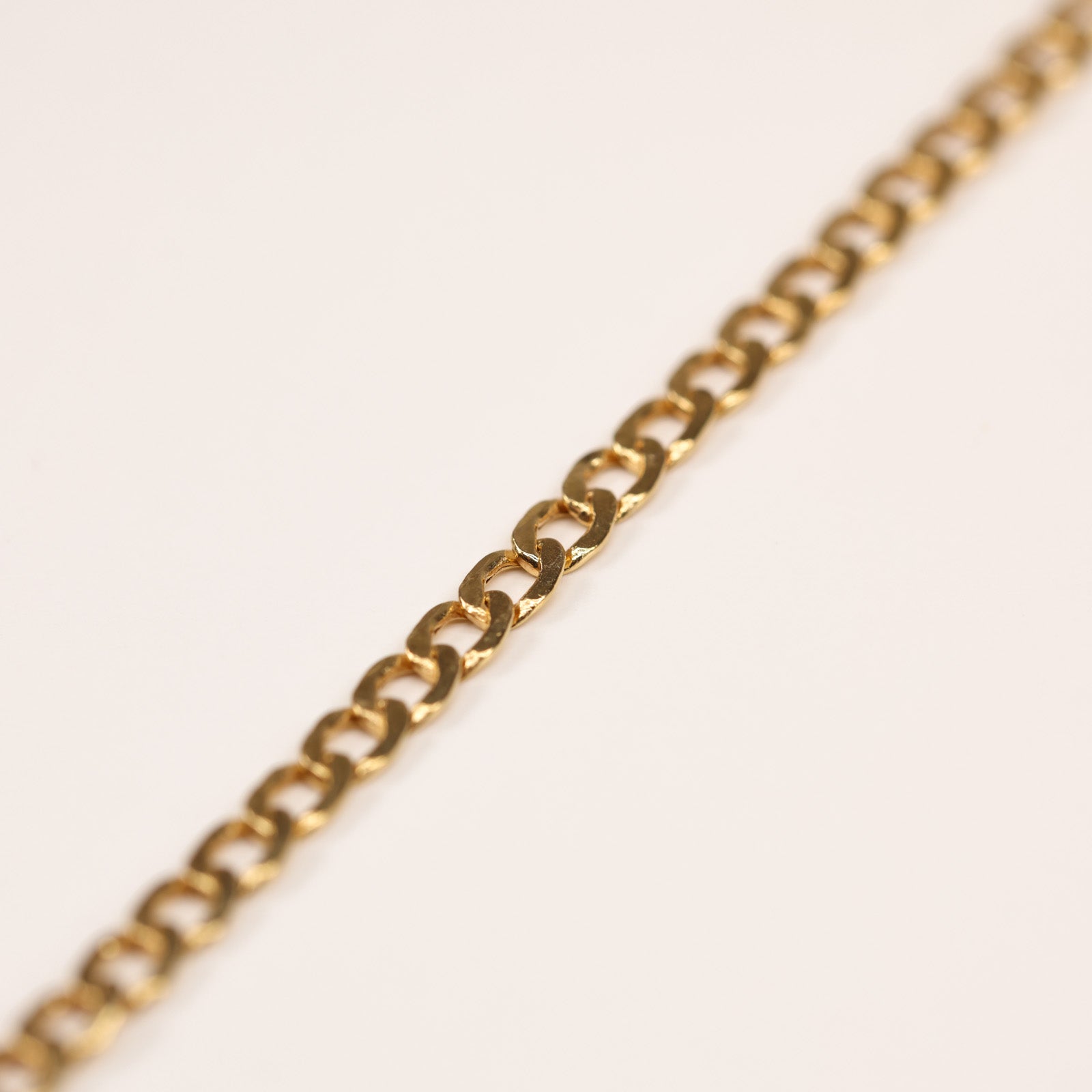 14 Karat Yellow Gold Cuban Link Bracelet