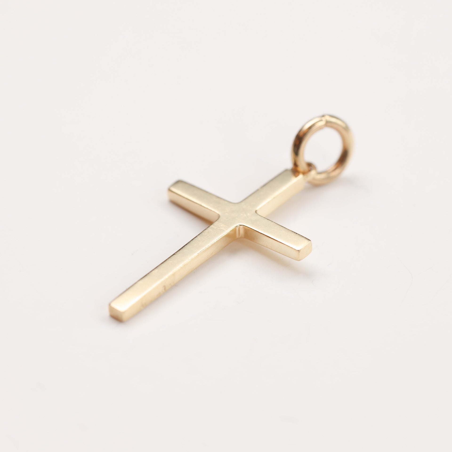 14 Karat Yellow Gold Cross Pendant