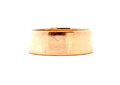 Exquisite 14K Gold Band for Size 9.5 - A Timeless Piece of Fine Estate Jewelry