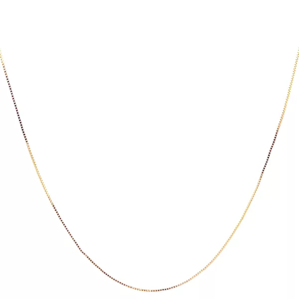 Sparkling 18K Box Chain Necklace: Exquisite Diamond Jewelry Piece for Fine and Estate Jewelry Lovers!