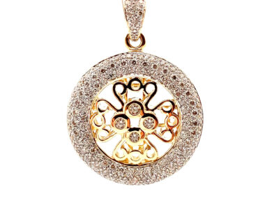 Stunning 14 Karat Yellow Gold Necklace with Sparkling Diamond - Fine Jewelry for a Luxurious Look