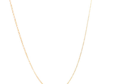 Exquisite 14 Karat Gold Double Links Necklace: A Timeless Piece of Diamond Jewelry