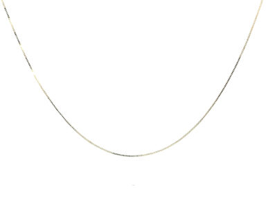 Exquisite 14 Karat Yellow Gold Box Necklace and Pendant Chains for Diamond, Fine, and Estate Jewelry Lovers