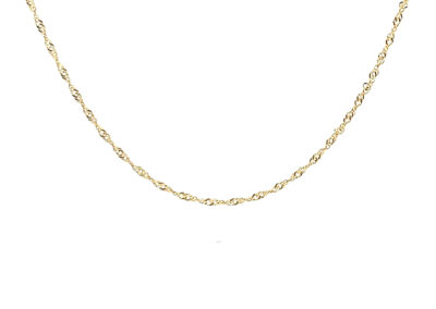14 Karat Yellow Gold Double Link 18" Diamond Jewelry with a Touch of Elegance for the Discerning Fashionista