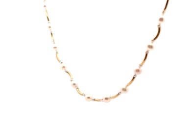 Exquisite 14K Yellow Gold Pearl Necklace - Enhance Your Style with Fine Diamond and Estate Jewelry