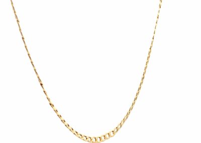 Exquisite 10K Yellow Gold Cuban Chain Necklace - 21 inches | Fine Diamond and Estate Jewelry