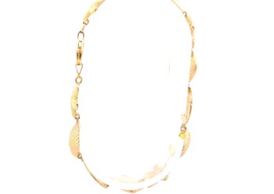 Stunning 14K Gold Fancy Link Bracelet - Size 7" for the Fashion-forward Jewelry Enthusiast