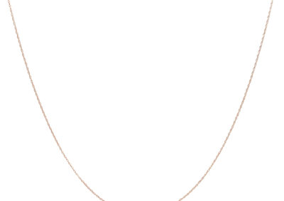 "Exquisite 14 Karat Rose Gold Links Necklace - Elegant Size 18" - Diamond Jewelry, Fine Jewelry, Estate Jewelry"