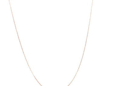 "Exquisite 14 Karat Rose Gold Links Necklace - Elegant Size 18" - Diamond Jewelry, Fine Jewelry, Estate Jewelry"