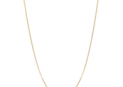 "Radiant 14 Karat Yellow Gold Link Necklace - Size 18" | An Exquisite Piece of Diamond, Fine, and Estate Jewelry"