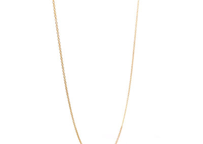 "Radiant 14 Karat Yellow Gold Link Necklace - Size 18" | An Exquisite Piece of Diamond, Fine, and Estate Jewelry"