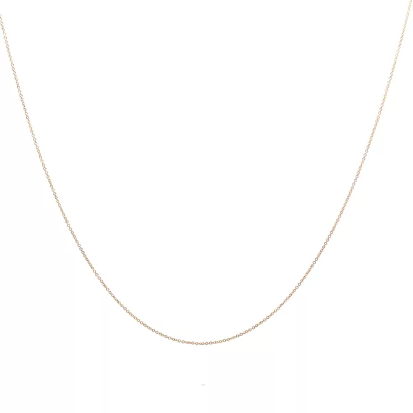 "Exquisite 14K Yellow Gold Double Link Necklace - Size 18" for the Lover of Luxury Diamond, Fine, and Estate Jewelry!"
