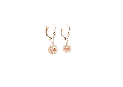 Luxury 14 Karat Yellow Gold Dangle Earrings | Exquisite Diamond Jewelry | Elegant Fine Jewelry | Vintage Estate Jewelry