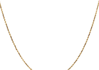 Exquisite 14 Karat Yellow Gold Rope Necklace - Splendid Finery for Diamond, Fine, and Estate Jewelry Lovers