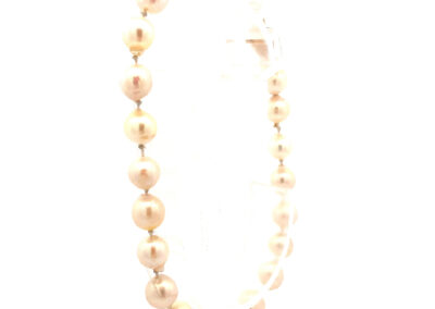 14 Karat Yellow Gold Pearl Bracelet - Exquisite Fine Jewelry Featuring Lustrous Pearls and a Timeless Design in Size 7.5"