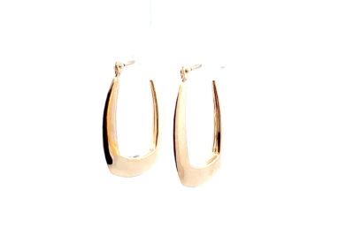 Stunning 14K Yellow Gold Hoop Earrings | Exclusive Diamond and Fine Estate Jewelry