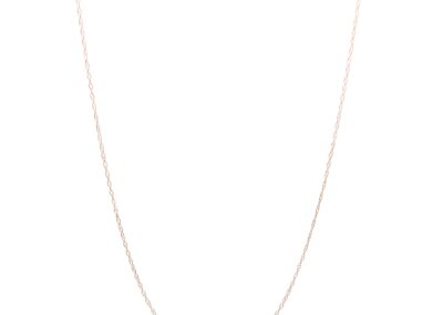 14 Karat Yellow Gold Double Link Necklace - Exquisite Diamond Jewelry Piece in Size 18"