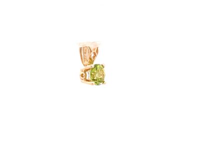 Radiant Peridot Pendant in 14K Gold: A Must-Have Gemstone Accessory for Diamond, Fine, and Estate Jewelry Lovers