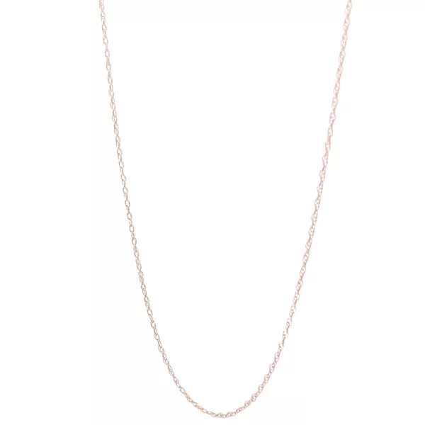 "Exquisite 14 Karat Yellow Gold Double Link Necklace (18") – A Captivating Piece of Diamond Fine Jewelry from the Estate Collection"