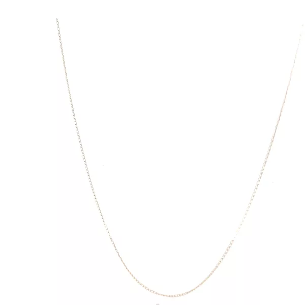 "Exquisite 14 Karat Yellow Gold Link Necklace – Timeless Diamond Jewelry"