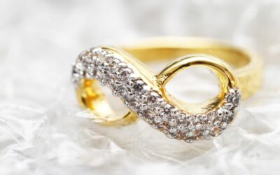 Timeless Elegance: Infinity Diamond Rings in 14K Rose Gold